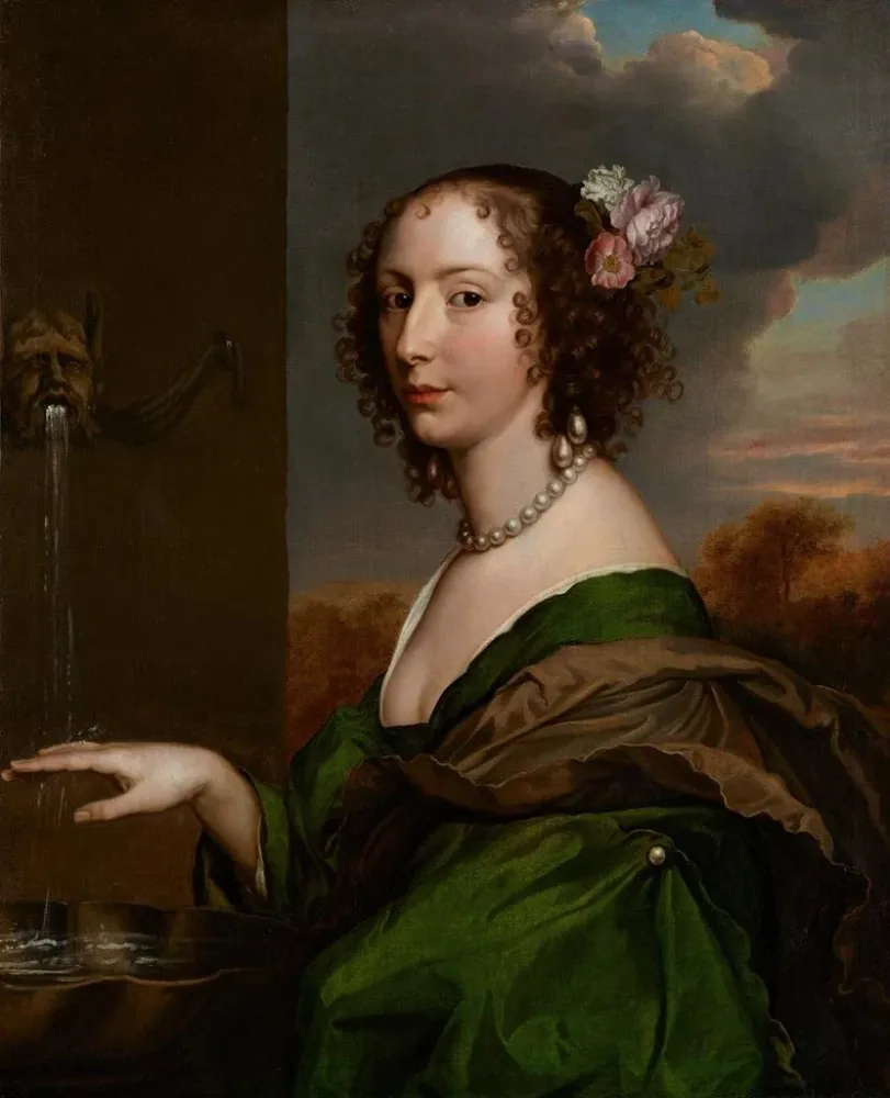 Obraz Portret hrabiny z Carlisle, zwanej Lucy Percy - Adriaen Hanneman | Druk artystyczny