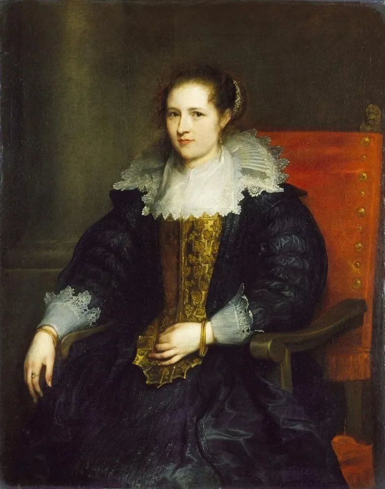 Obraz Portret Isabelli Waerbeke - Antoine van Dyck | Druk artystyczny