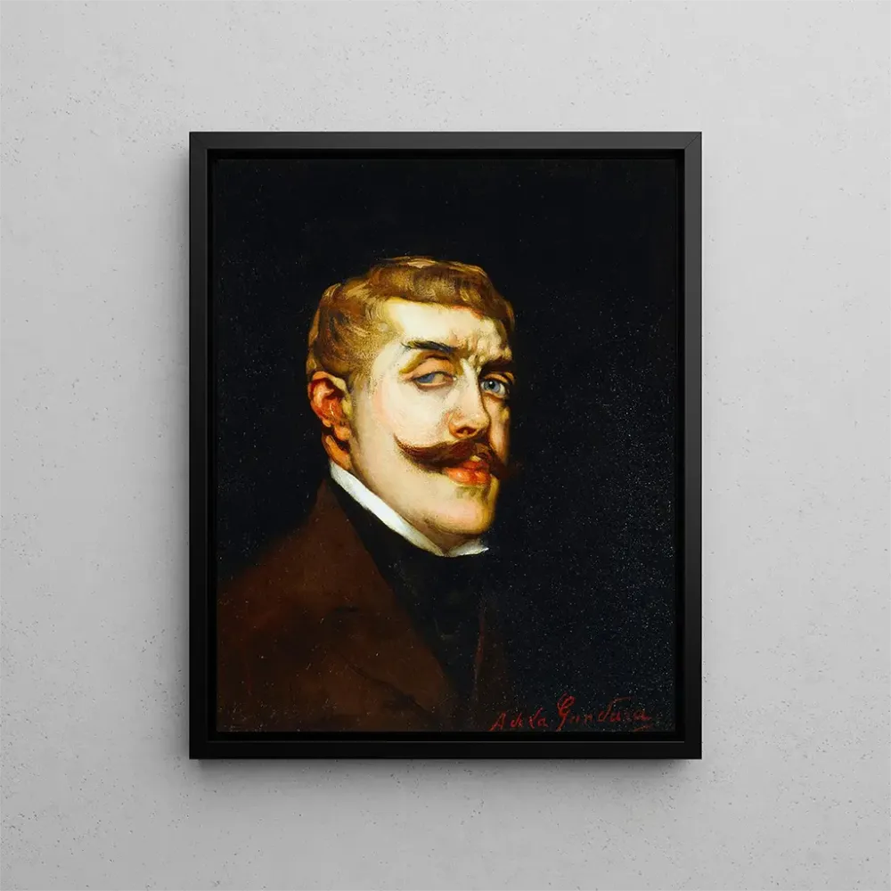 Obraz Portret Jeana Lorraina 1855-1906 pisarza - Antonio de La Gandara | Druk artystyczny
