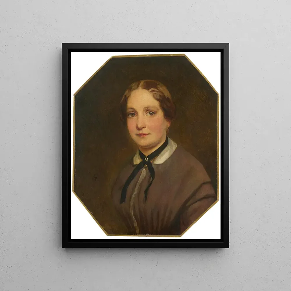 Obraz Portret jego siostry Emilie 1827-1873 - Anselm Feuerbach | Druk artystyczny