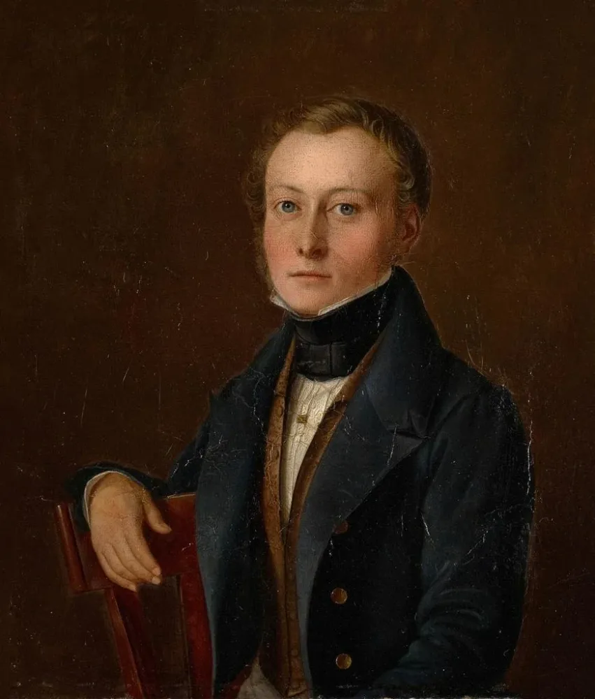 Obraz Portret Johanna Jakuba Bachofena 1815-1887 - Anonimowy | Druk artystyczny