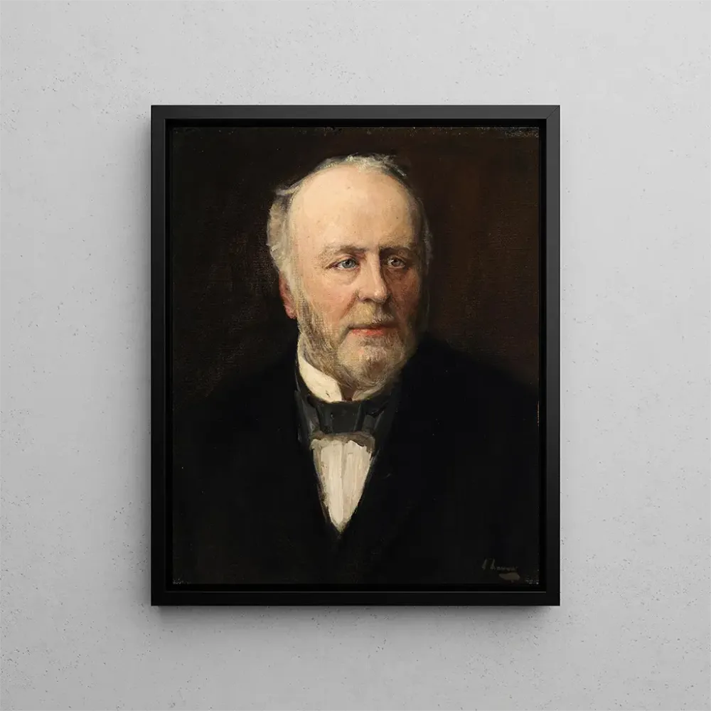 Obraz Portret Johna Thomasa Gilberta (1829 - 1897), Antykwariusz - Sir John Lavery | Druk artystyczny