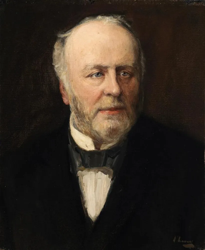 Obraz Portret Johna Thomasa Gilberta (1829 - 1897), Antykwariusz - Sir John Lavery | Druk artystyczny