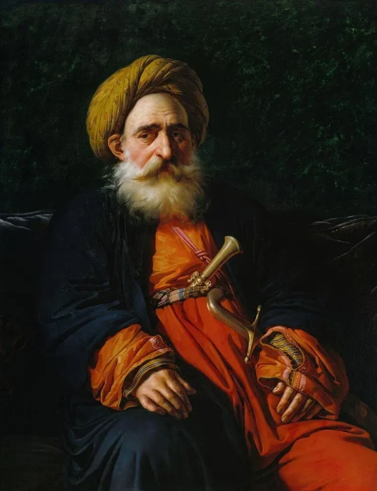 Obraz Portret Katchefa Dahouth Christian Mamelouk - Anne-Louis Girodet-Trioson | Druk artystyczny