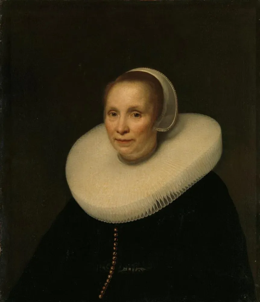 Obraz Portret kobiety - Abraham Lambertsz van den Tempel | Druk artystyczny