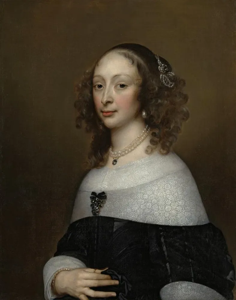 Obraz Portret kobiety - Adriaen Hanneman | Druk artystyczny