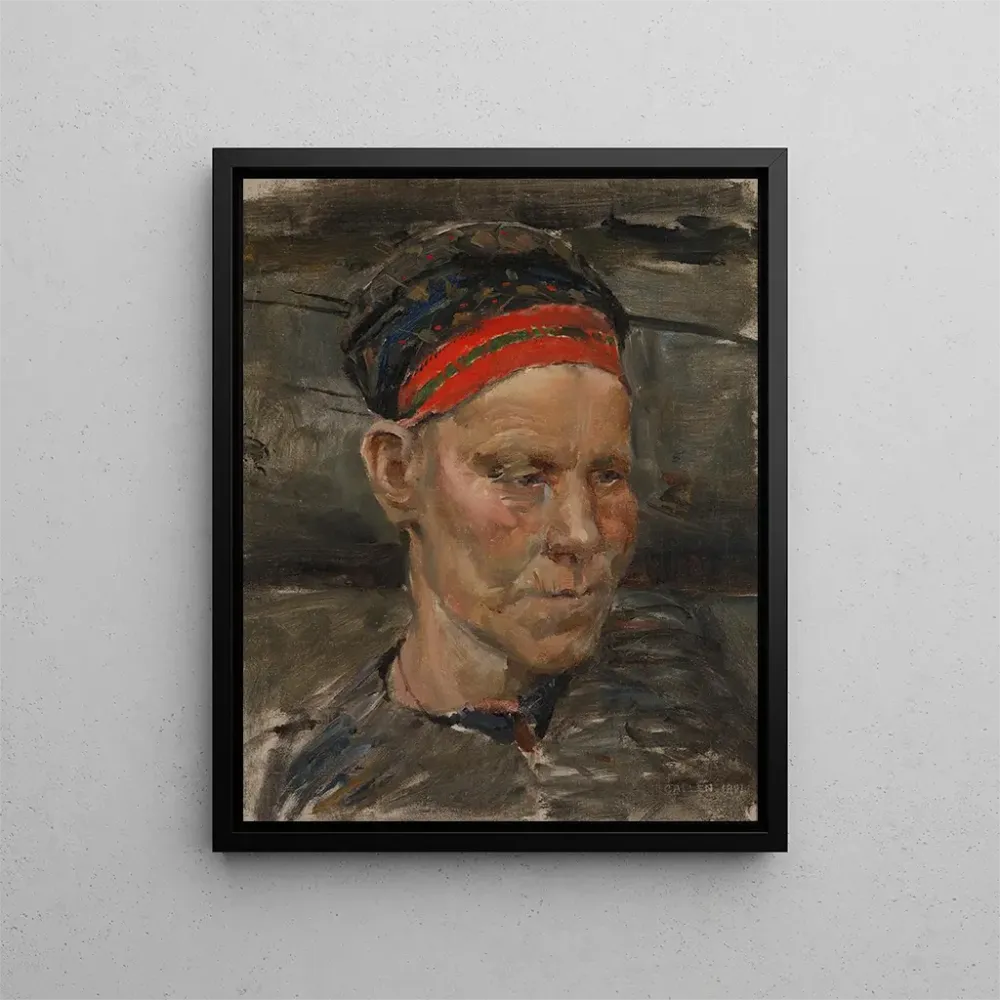 Obraz Portret kobiety karelijskiej - Akseli Gallen-Kallela | Druk artystyczny