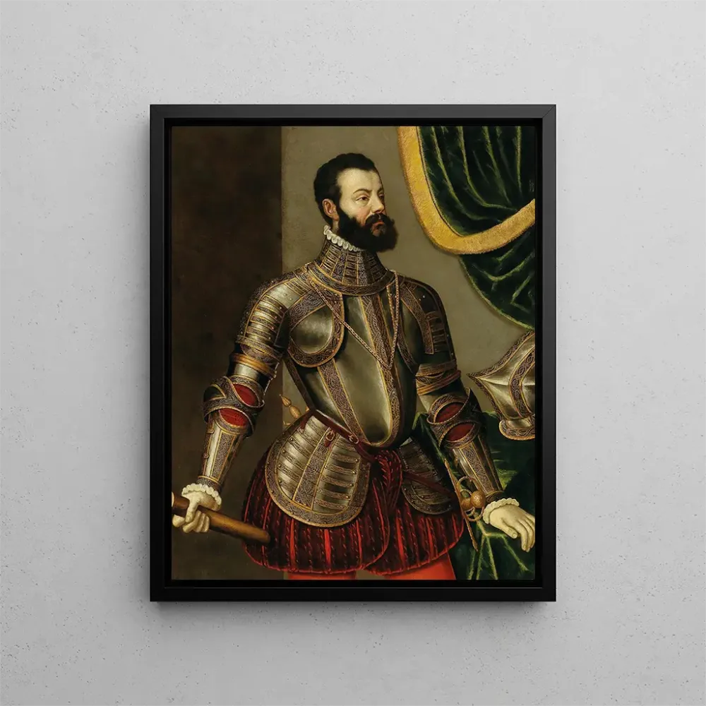 Obraz Portret komandanta Alfonsa d'Avalosa Marchese del Vasto - Agostino Galeazzi | Druk artystyczny