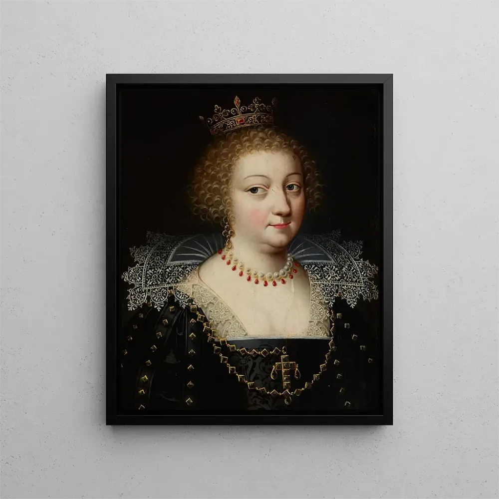 Obraz Portret królowej Anny Austriaczki 1601-1666 - Anonimowy | Druk artystyczny