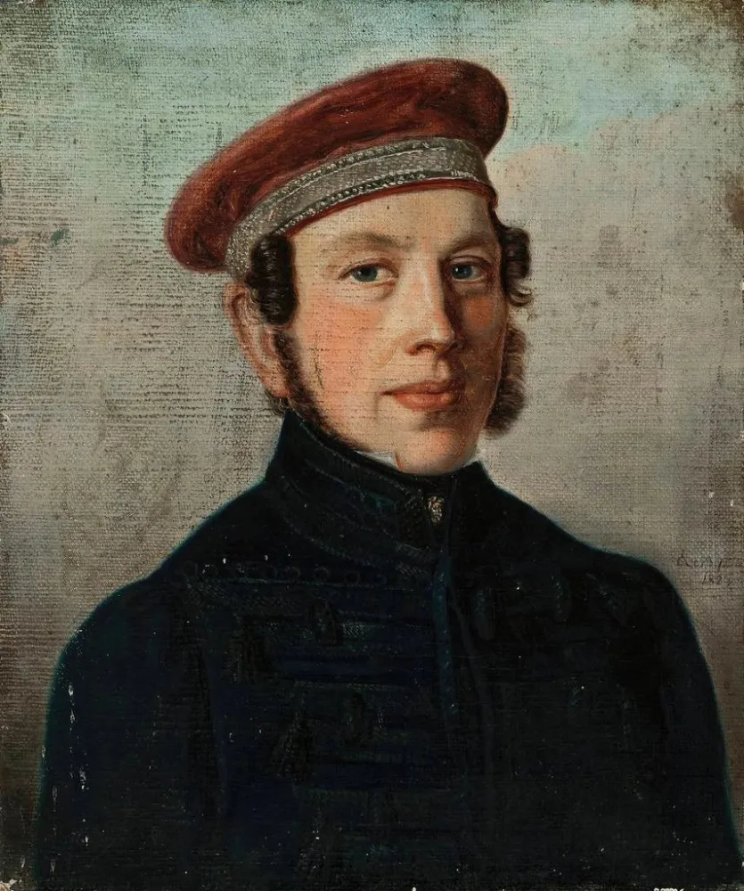 Obraz Portret księcia Romain Czartoryski - Anton Clemens Albrecht Evers | Druk artystyczny