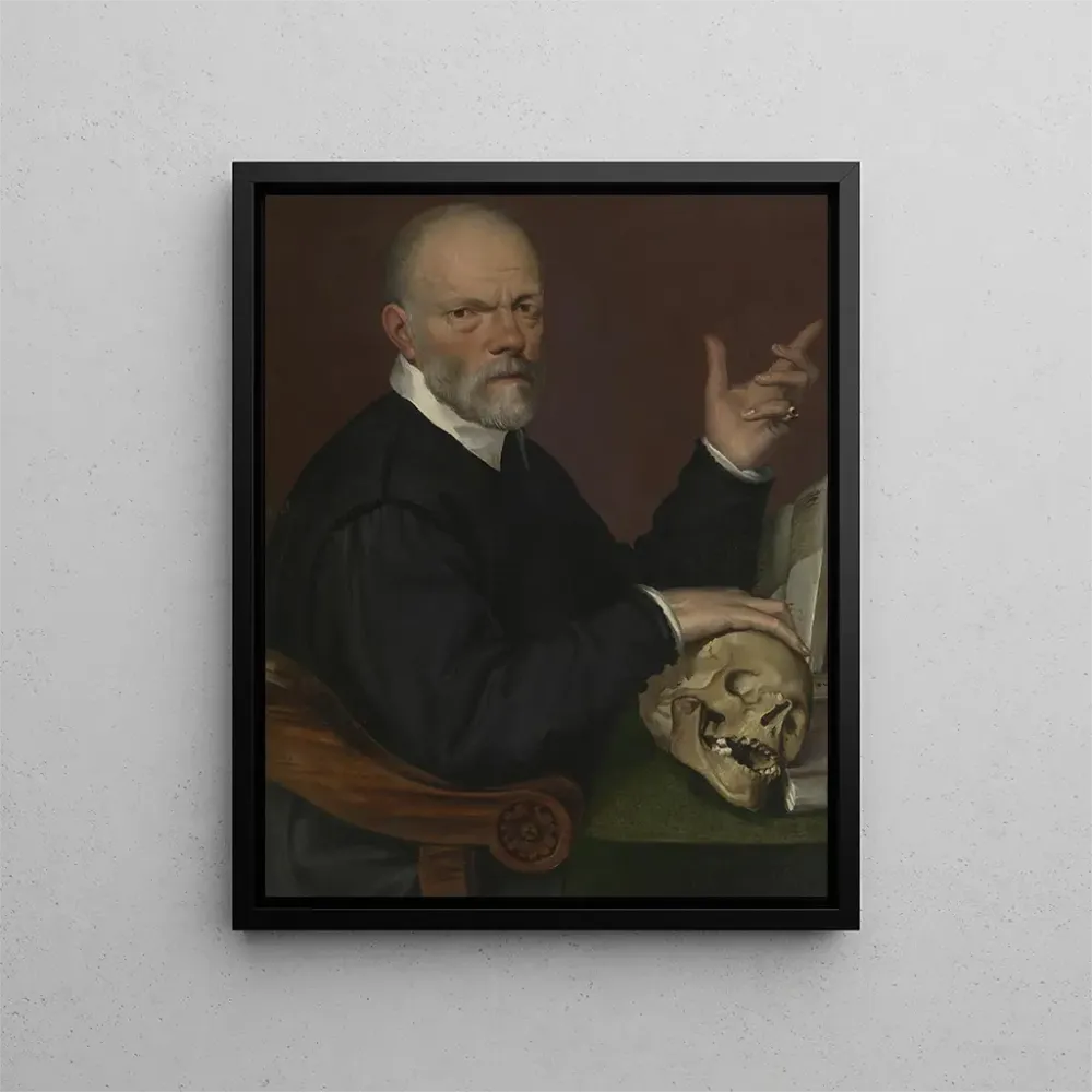 Obraz Portret lekarza Carlo Fontana - Bartolomeo Passarotti | Druk artystyczny