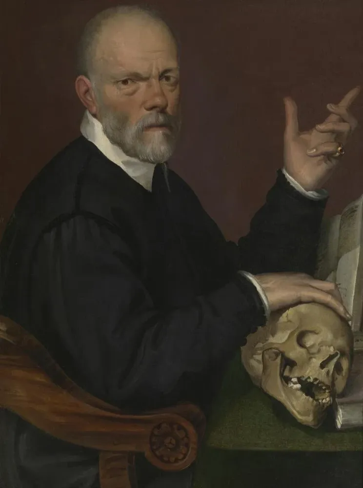 Obraz Portret lekarza Carlo Fontana - Bartolomeo Passarotti | Druk artystyczny