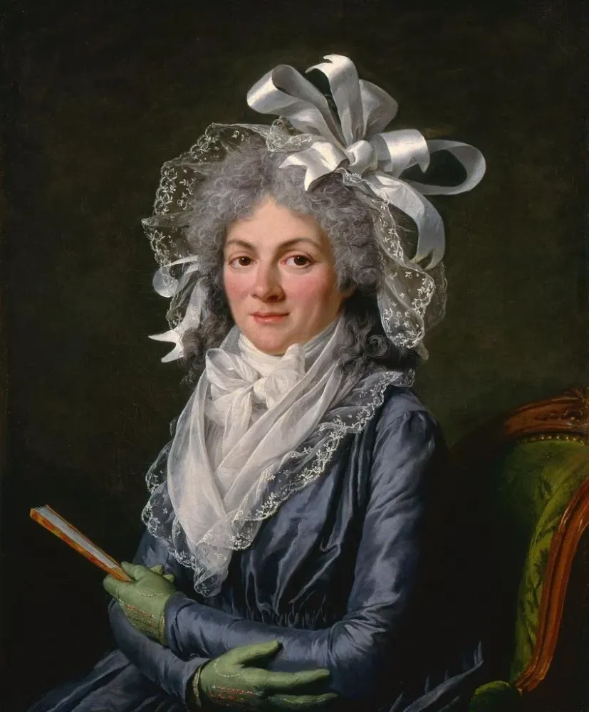Obraz Portret Madame de Genlis - Adélaïde Labille-Guiard | Druk artystyczny