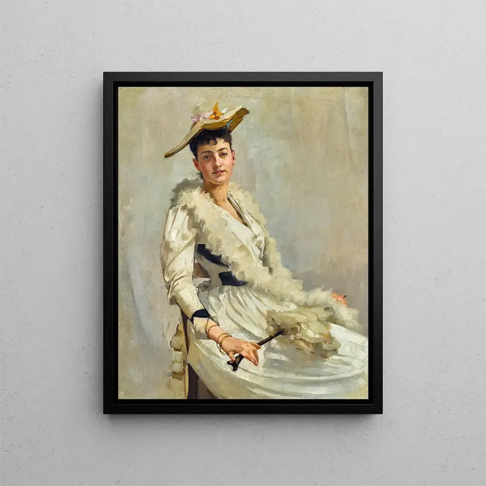 Obraz Portret Mademoiselle B. - Alexander Mann | Druk artystyczny