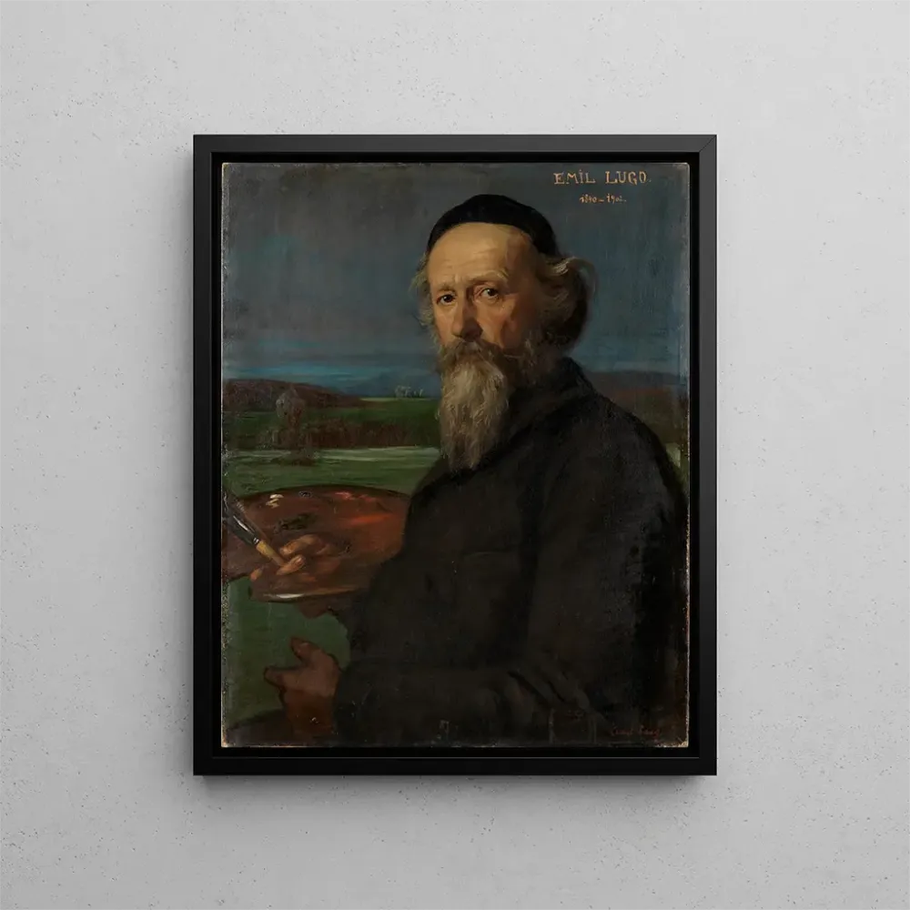 Obraz Portret malarza Emila Lugo - Alberta Langa | Druk artystyczny