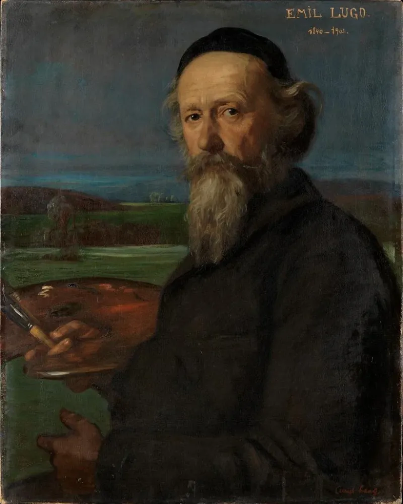 Obraz Portret malarza Emila Lugo - Alberta Langa | Druk artystyczny