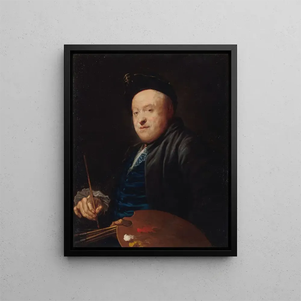 Obraz Portret malarza Étienne Jeaurat 1699-1789 - Anonimowy | Druk artystyczny