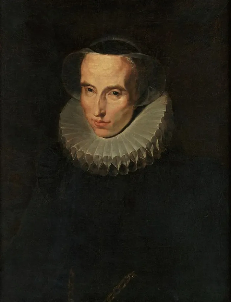 Obraz Portret Martiny Plantin - Anonimowy | Druk artystyczny