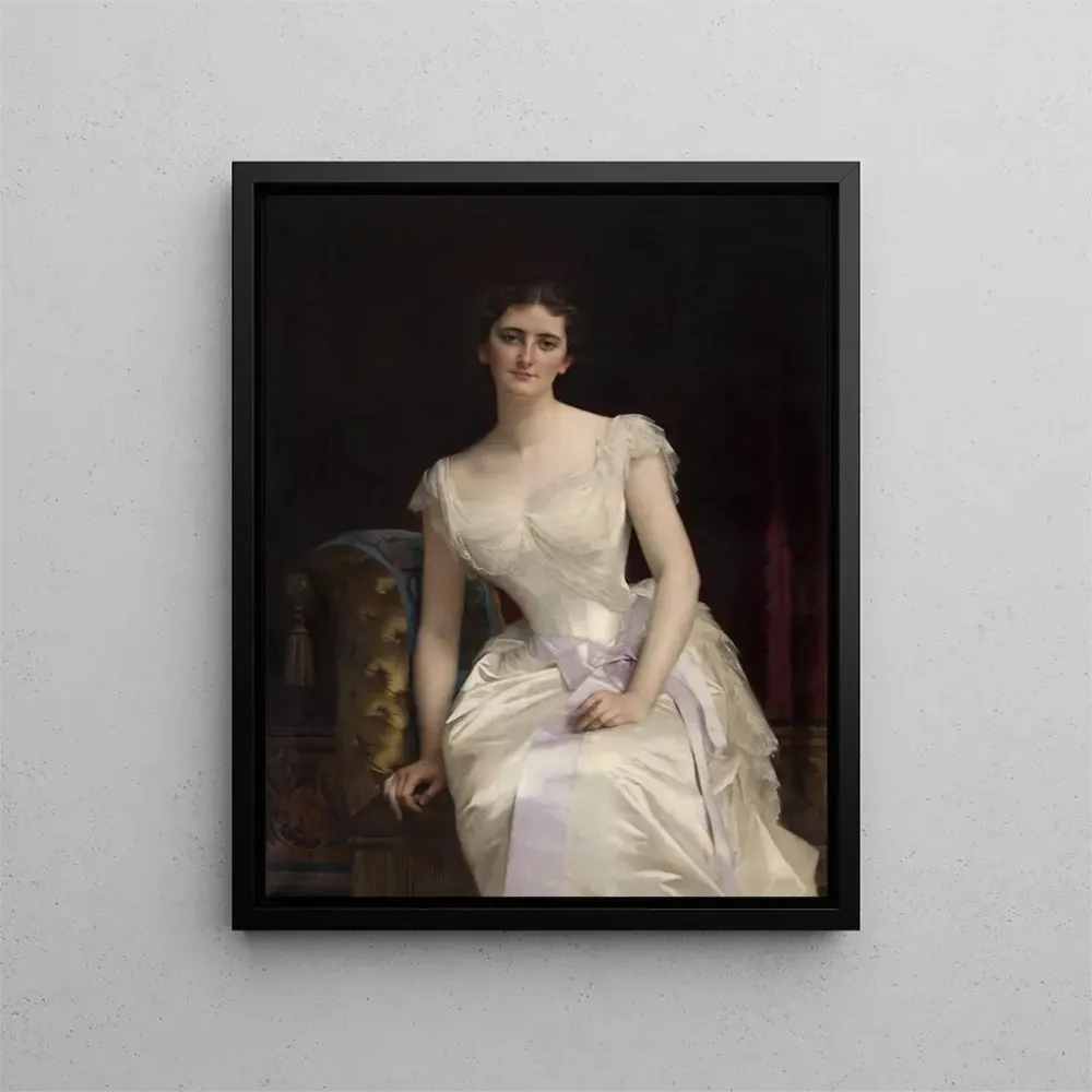 Obraz Portret Mary Victoria Leiter, przyszłej Lady Curzon de Kedleston, wicekrólowej Indii - Alexandre Cabanel | Druk arty...