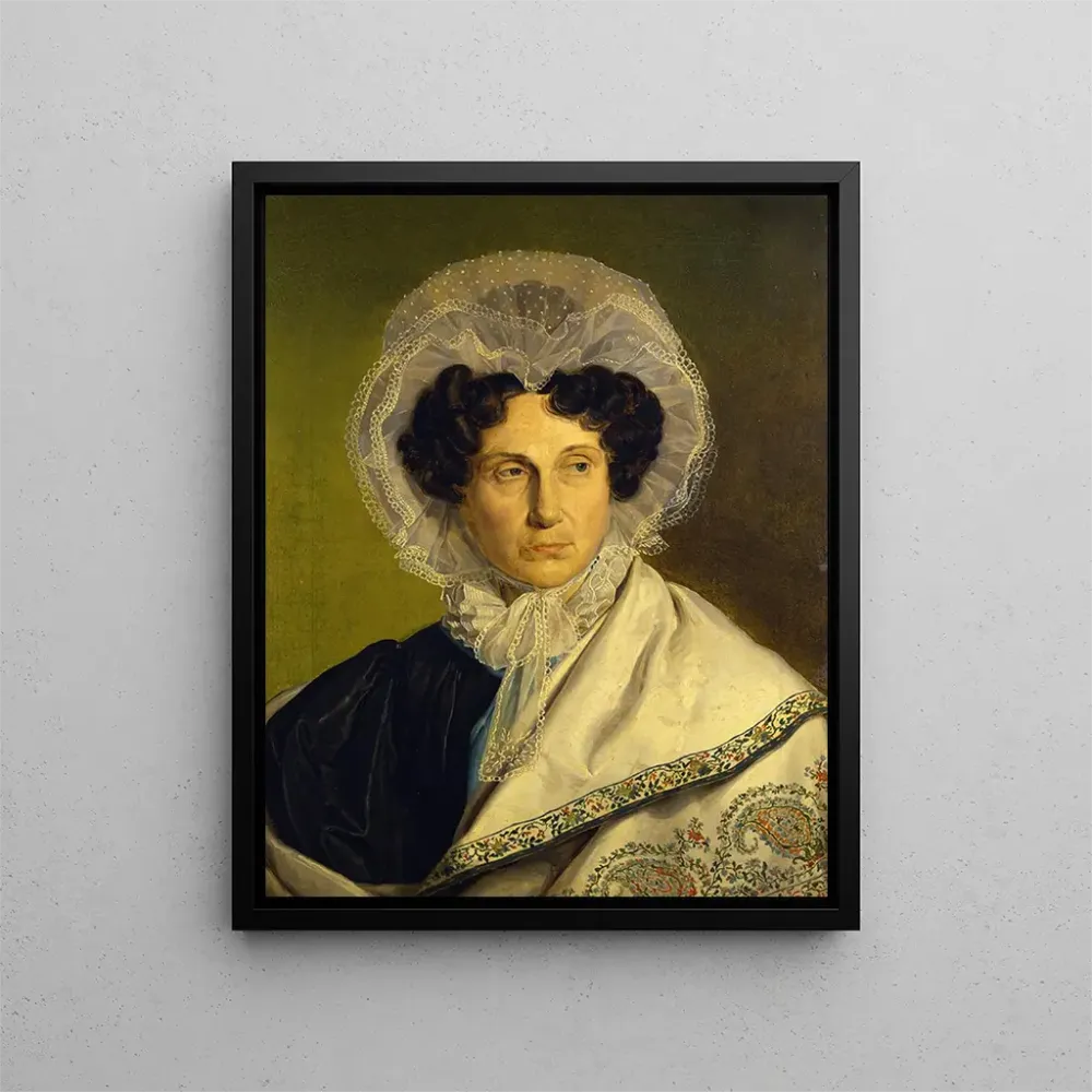 Obraz portret matki artysty - Alfred Rethel | Druk artystyczny