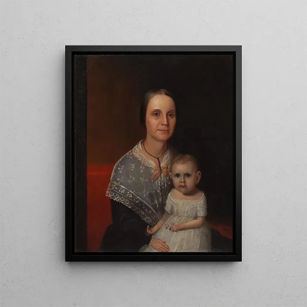 Obraz Portret matki i jej dziecka - Anonimowy