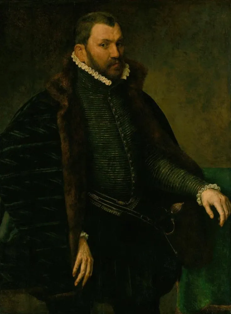 Obraz portret mężczyzny - Antonis Mor | Druk artystyczny