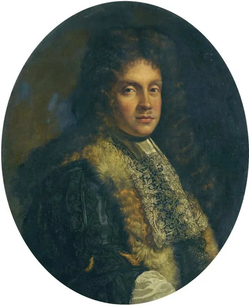 Obraz Portret mężczyzny - Benedetto Gennari | Druk artystyczny