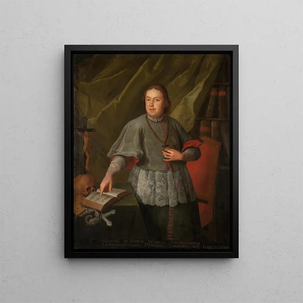 Obraz Portret Mikołaja Wyżyckiego, urodzonego w 1757 roku, arcybiskupa Lwowa - Anonimowy | Druk artystyczny
