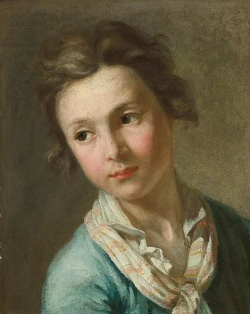Obraz Portret młodego - Antoine Rivalz | Druk artystyczny