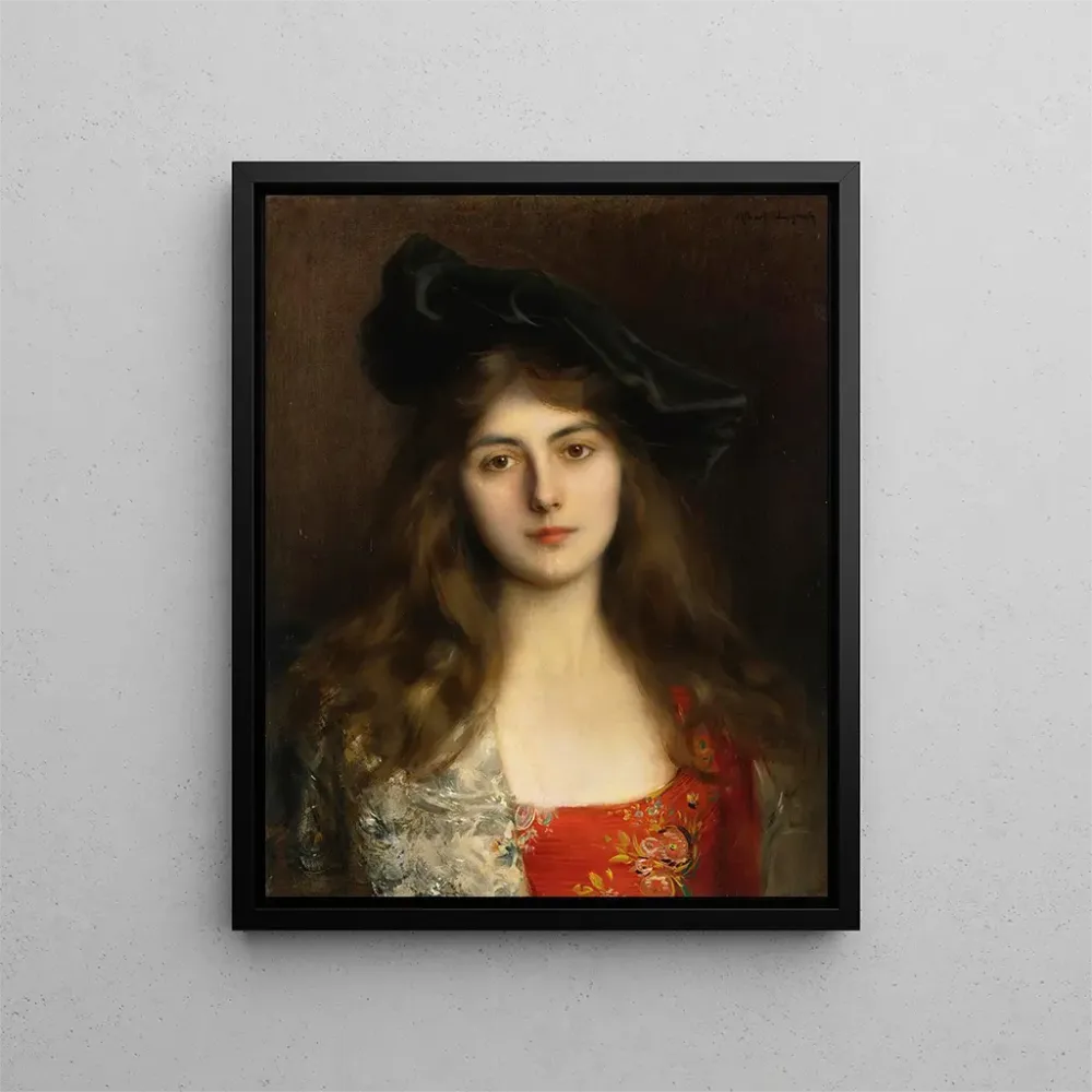 Obraz Portret młodej kobiety - Albert Lynch | Druk artystyczny