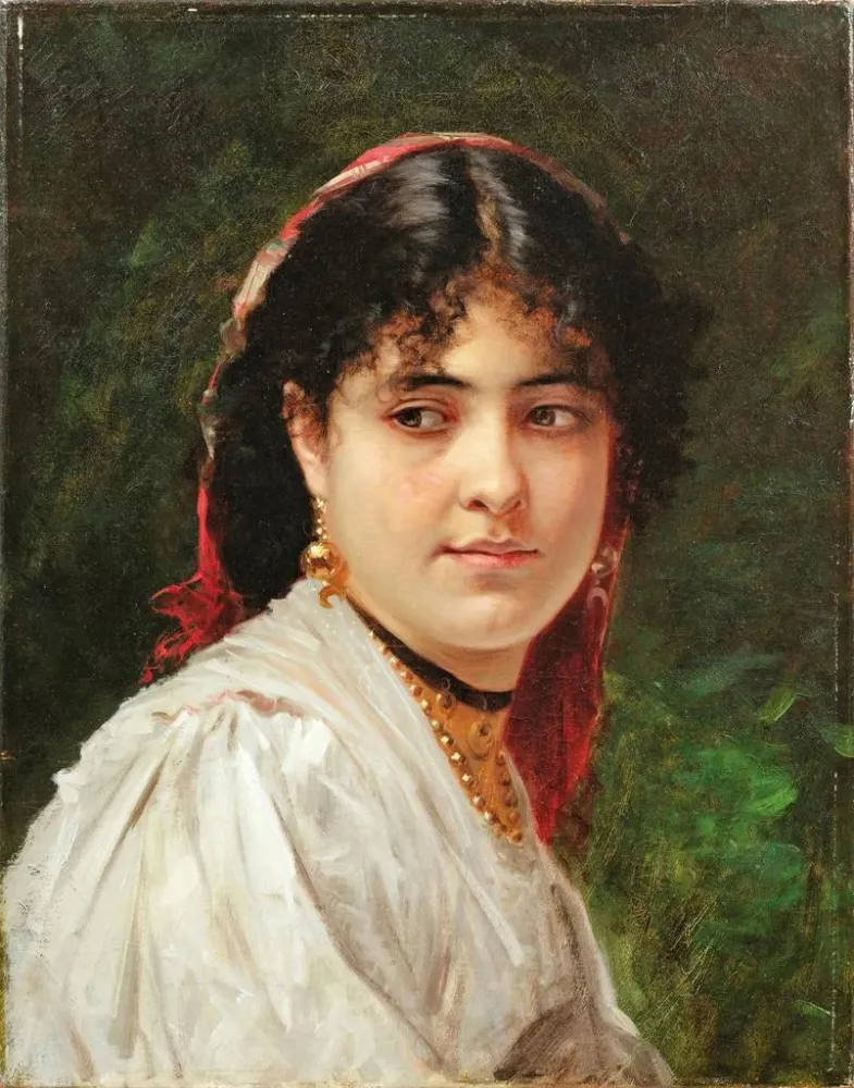 Obraz Portret młodej Włoszki - Alexandre Cabanel | Druk artystyczny