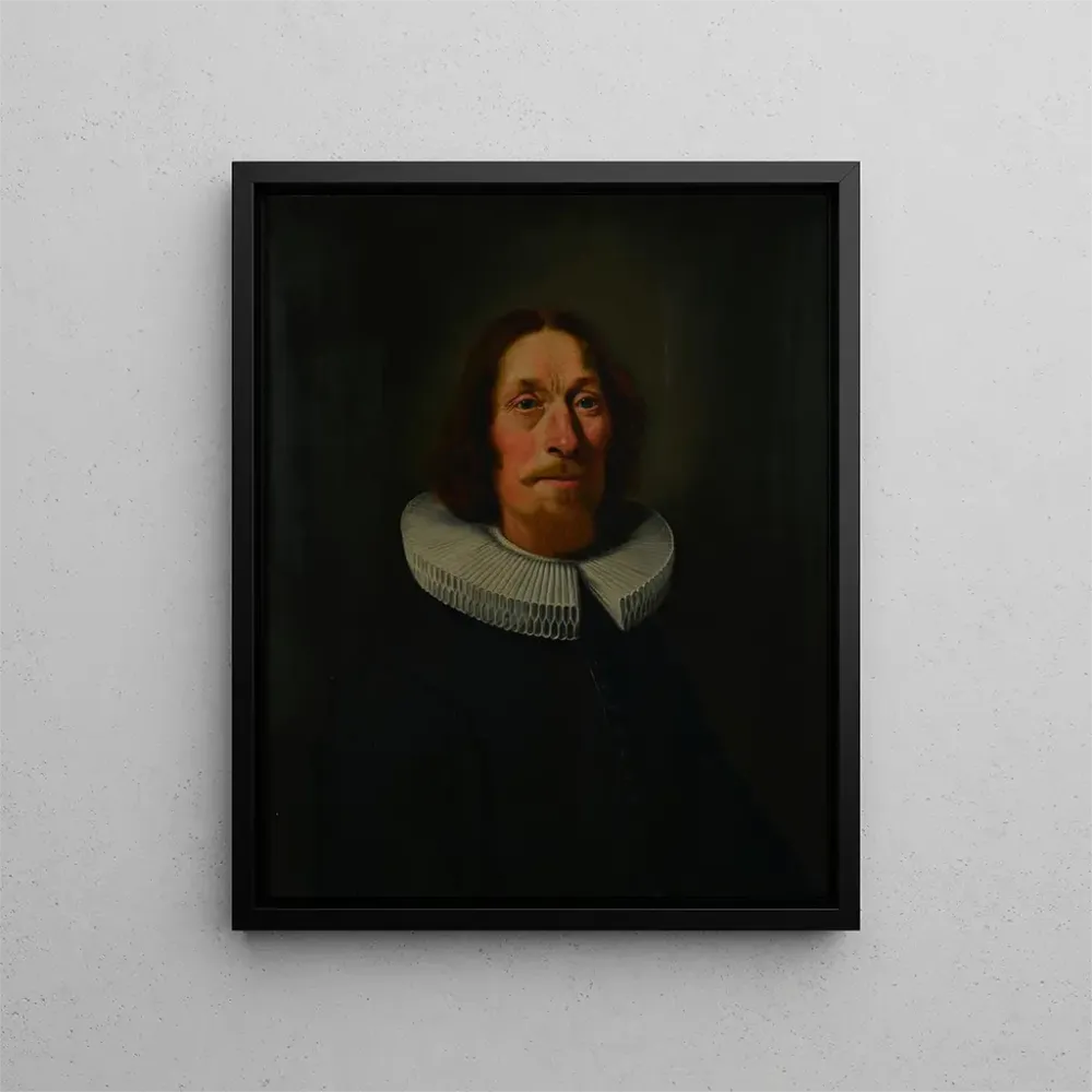 Obraz Portret nieznanego mężczyzny - Petrus Schotanus Sterringa | Druk artystyczny