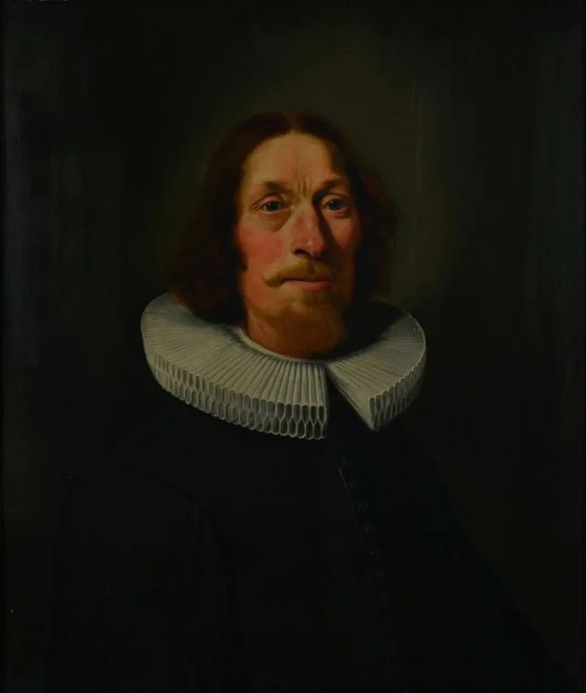 Obraz Portret nieznanego mężczyzny - Petrus Schotanus Sterringa | Druk artystyczny