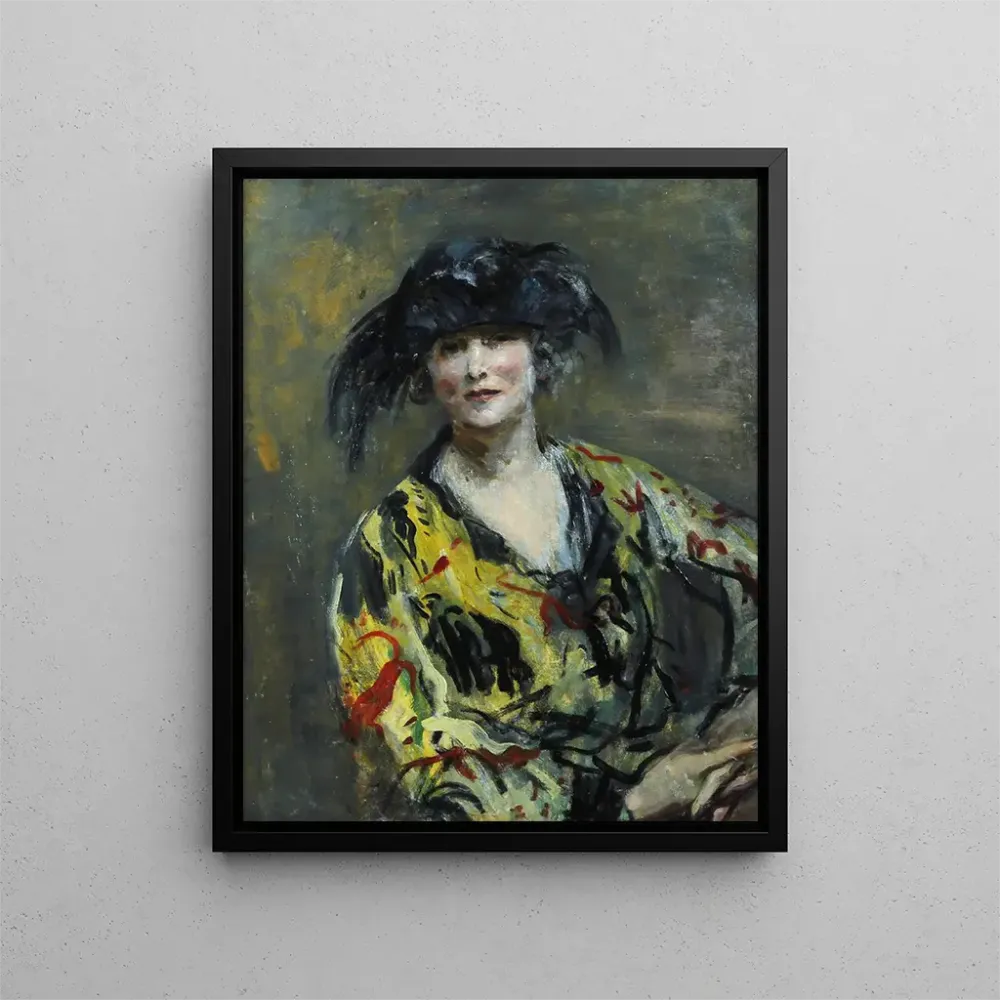 Obraz Portret pani Errasuriz - Ambrose McEvoy | Druk artystyczny