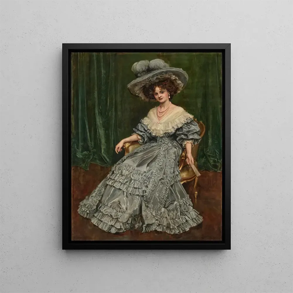 Obraz Portret pani Gertie Millar, później hrabiny Dudley - Albert Henry Collings | Druk artystyczny