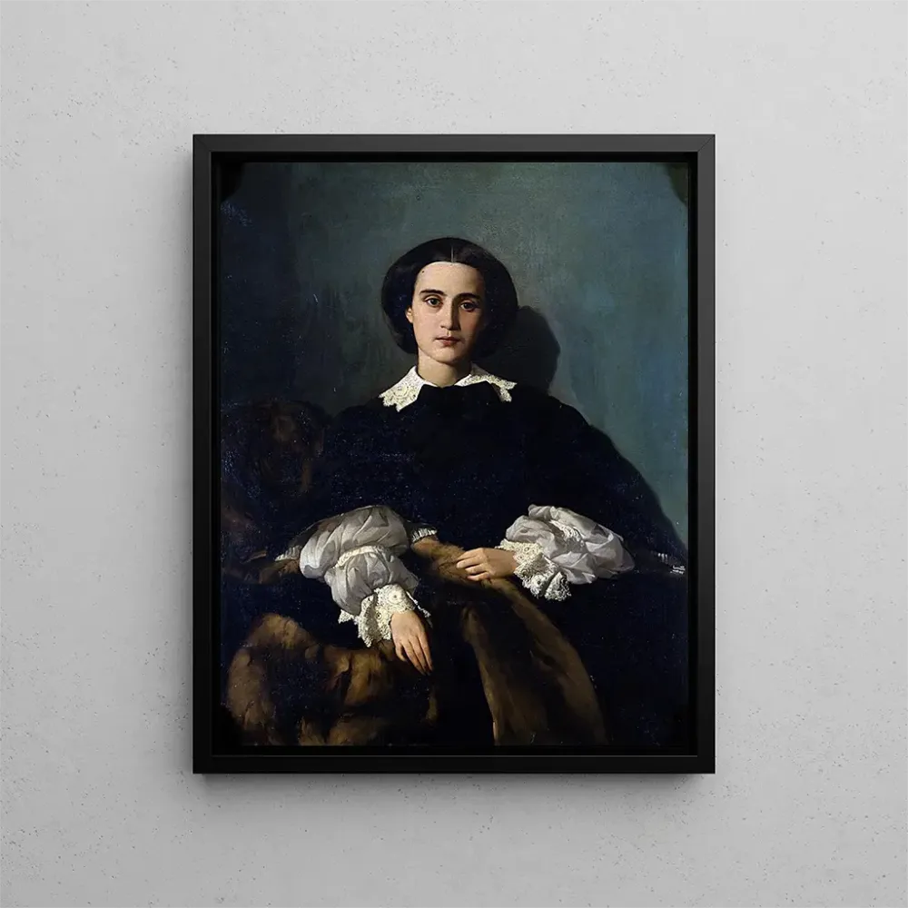 Obraz Portret pani Morrocchi - Antonio Puccinelli | Druk artystyczny