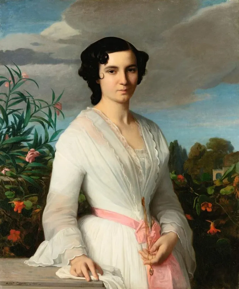Obraz Portret Panny Louise Mars - Alexandre Cabanel | Druk artystyczny