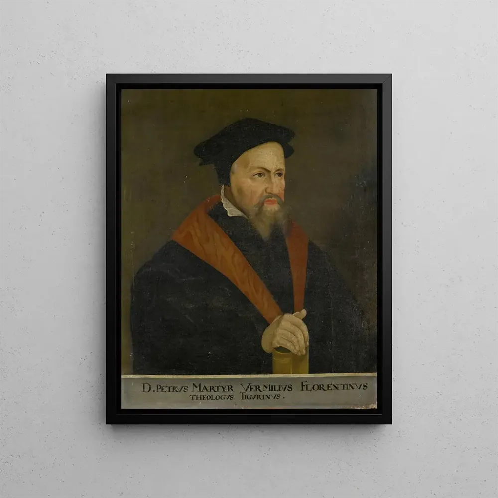 Obraz portret Petrusa Martyria Vermigli - Anonimowy | Druk artystyczny