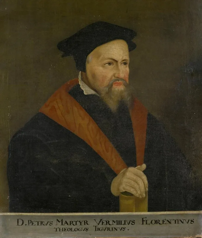Obraz portret Petrusa Martyria Vermigli - Anonimowy | Druk artystyczny