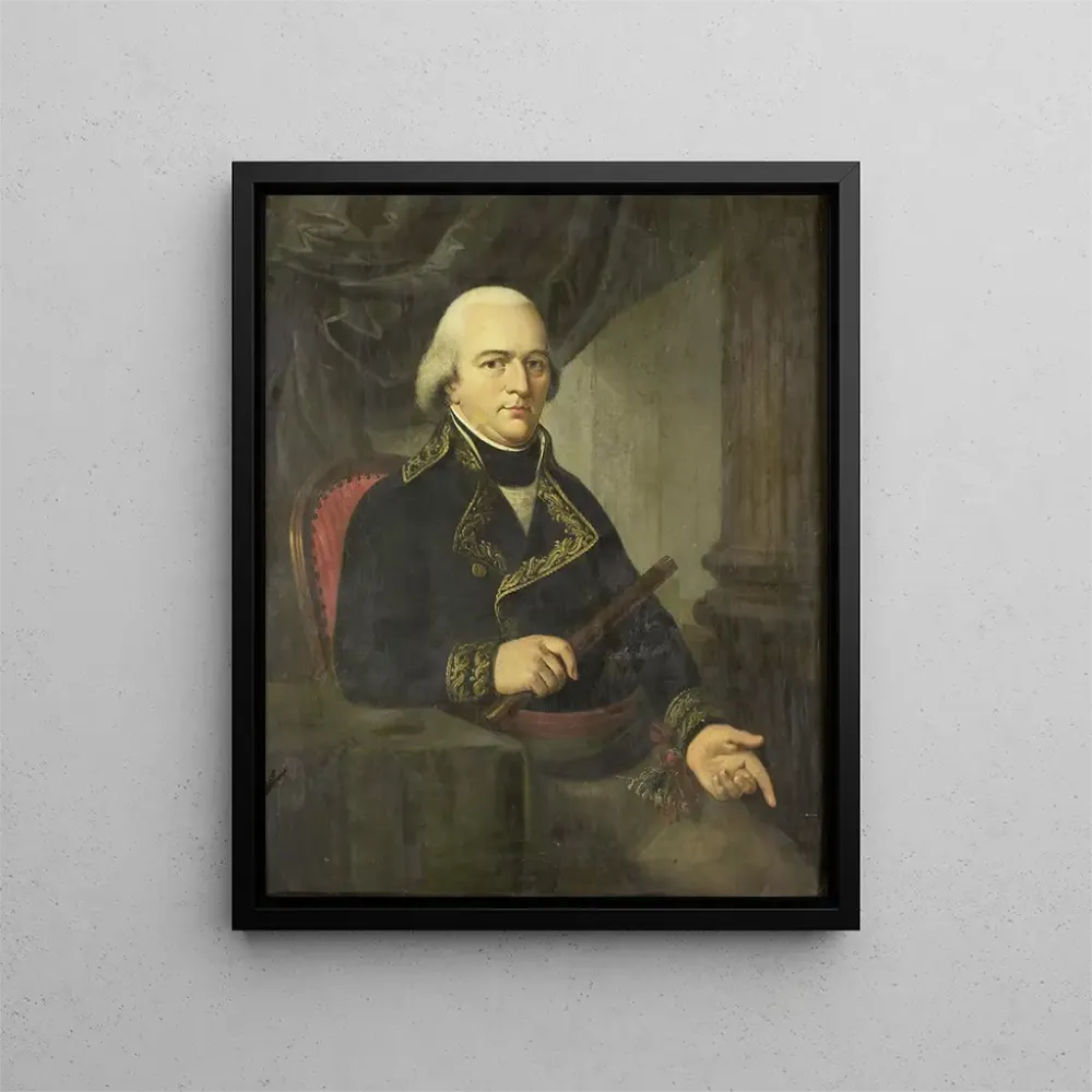 Obraz Portret Pieter Gerardus van Overstraten, gubernatora generalnego Indii Wschodnich Niderlandzkich - Adriaan de Lelie...