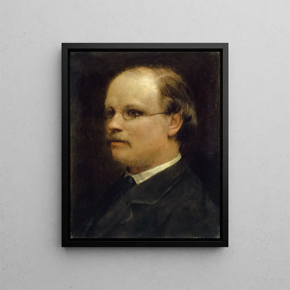 Obraz Portret profesora Fritza Burckhardta-Brennera - Arnold Böcklin | Druk artystyczny