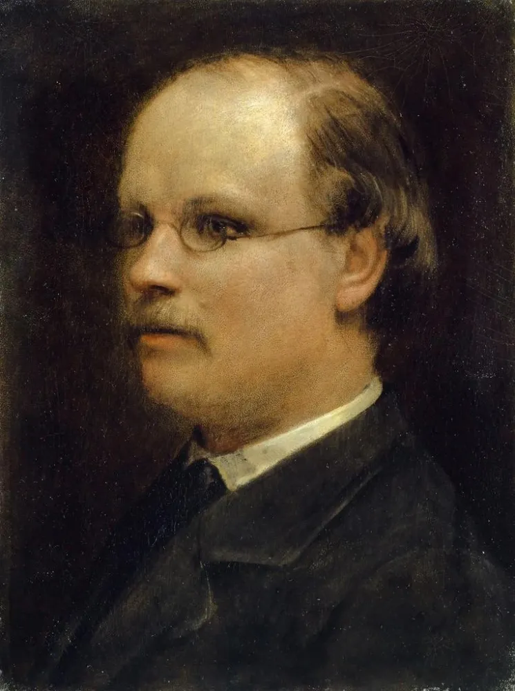 Obraz Portret profesora Fritza Burckhardta-Brennera - Arnold Böcklin | Druk artystyczny