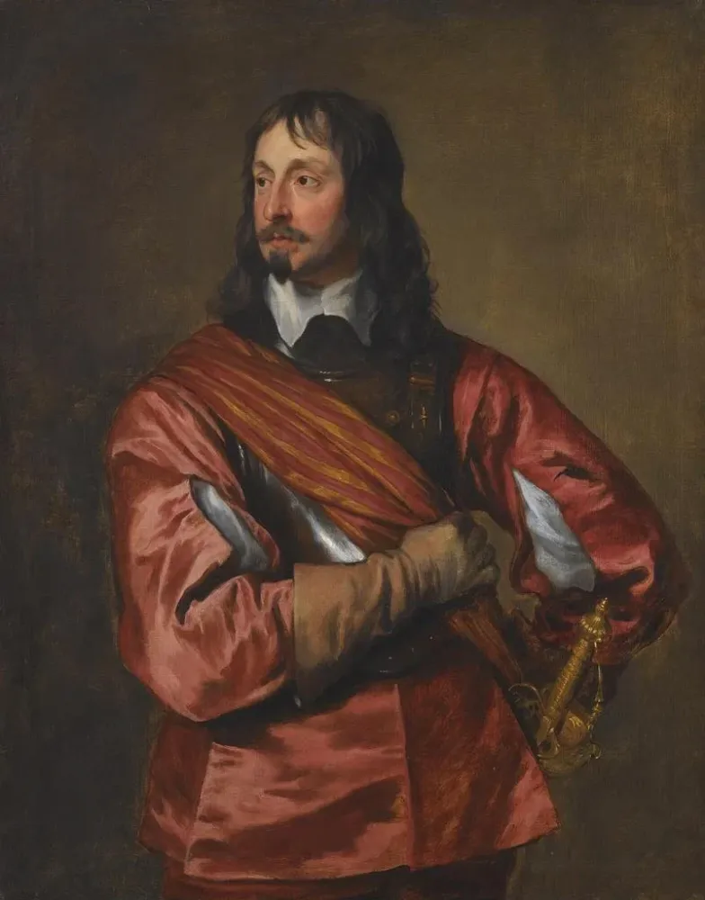 Obraz Portret Sir Johna Mennes - Antoine van Dyck | Druk artystyczny