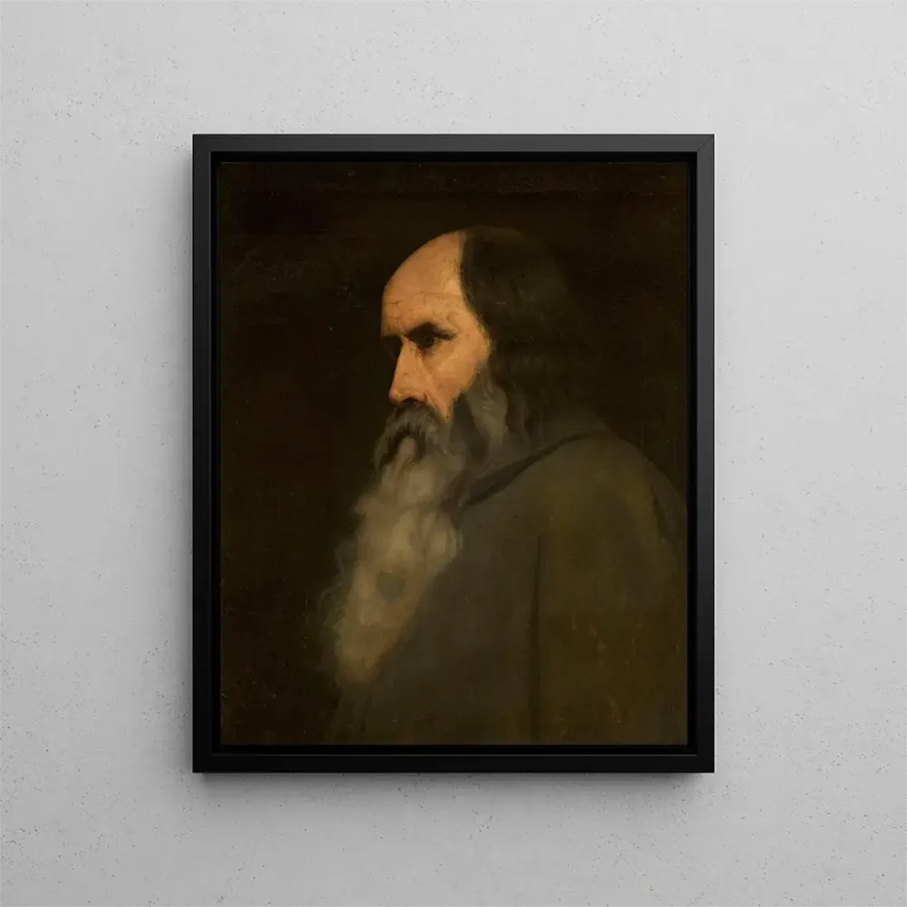 Obraz Portret starszego mężczyzny - Ary Scheffer | Druk artystyczny