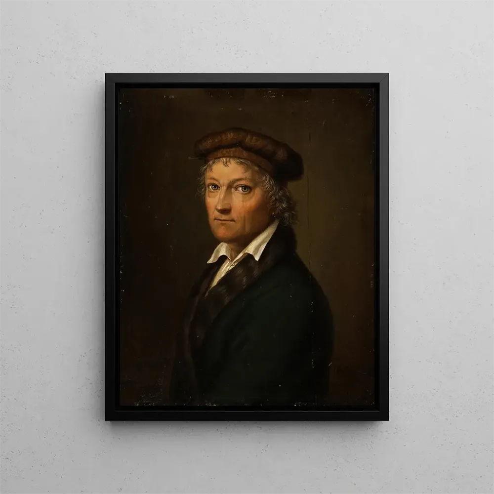 Obraz Portret Thorvaldsena - Bernhard von Guérard | Druk artystyczny