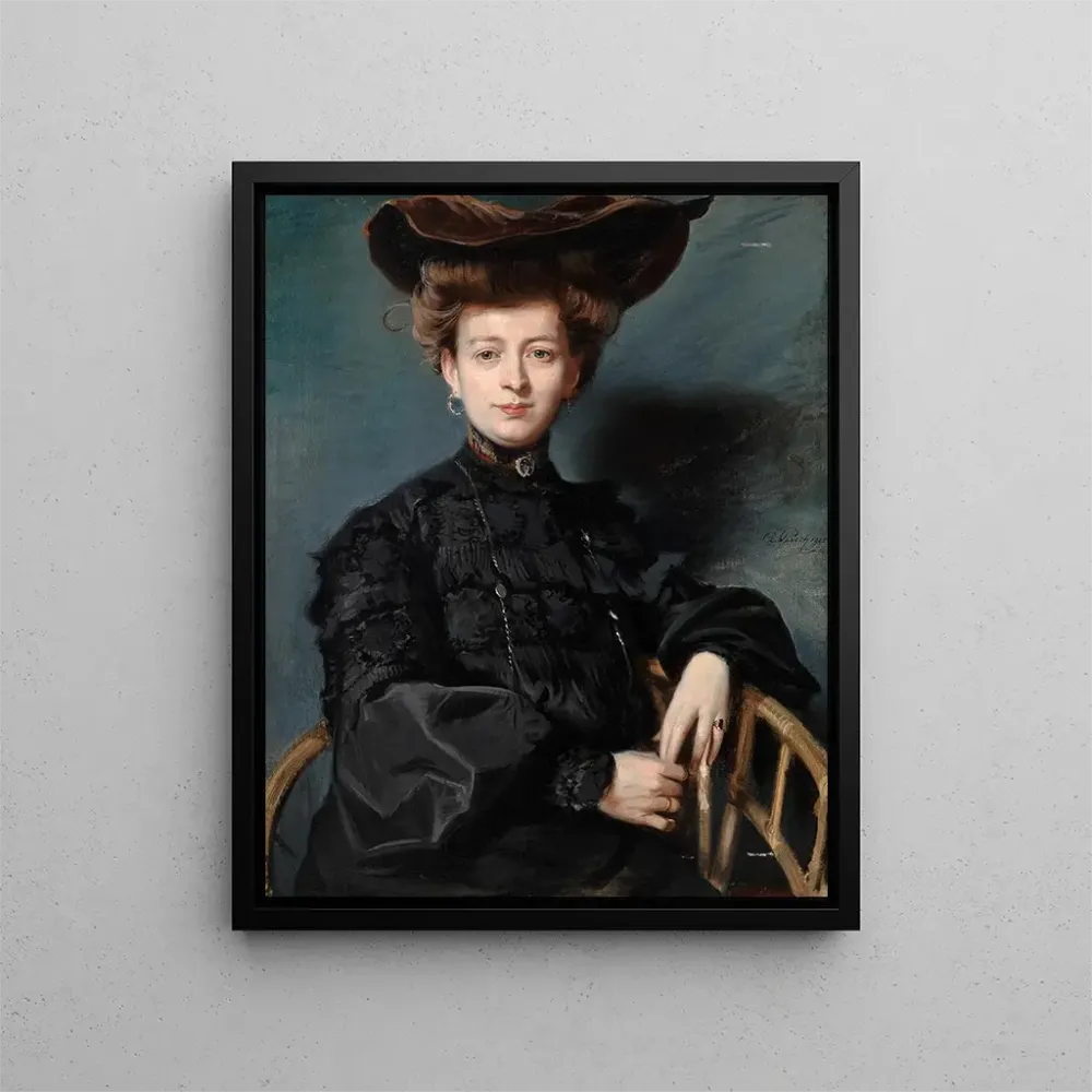 Obraz portret Thérèse Hannack - Adolf Pirsch | Druk artystyczny