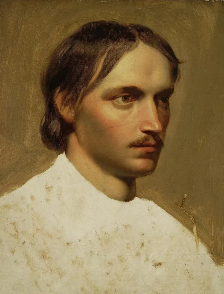 Obraz Portret Wincentego Chochlika Wasilewskiego 1849-1897 - Artur Grottger | Druk artystyczny
