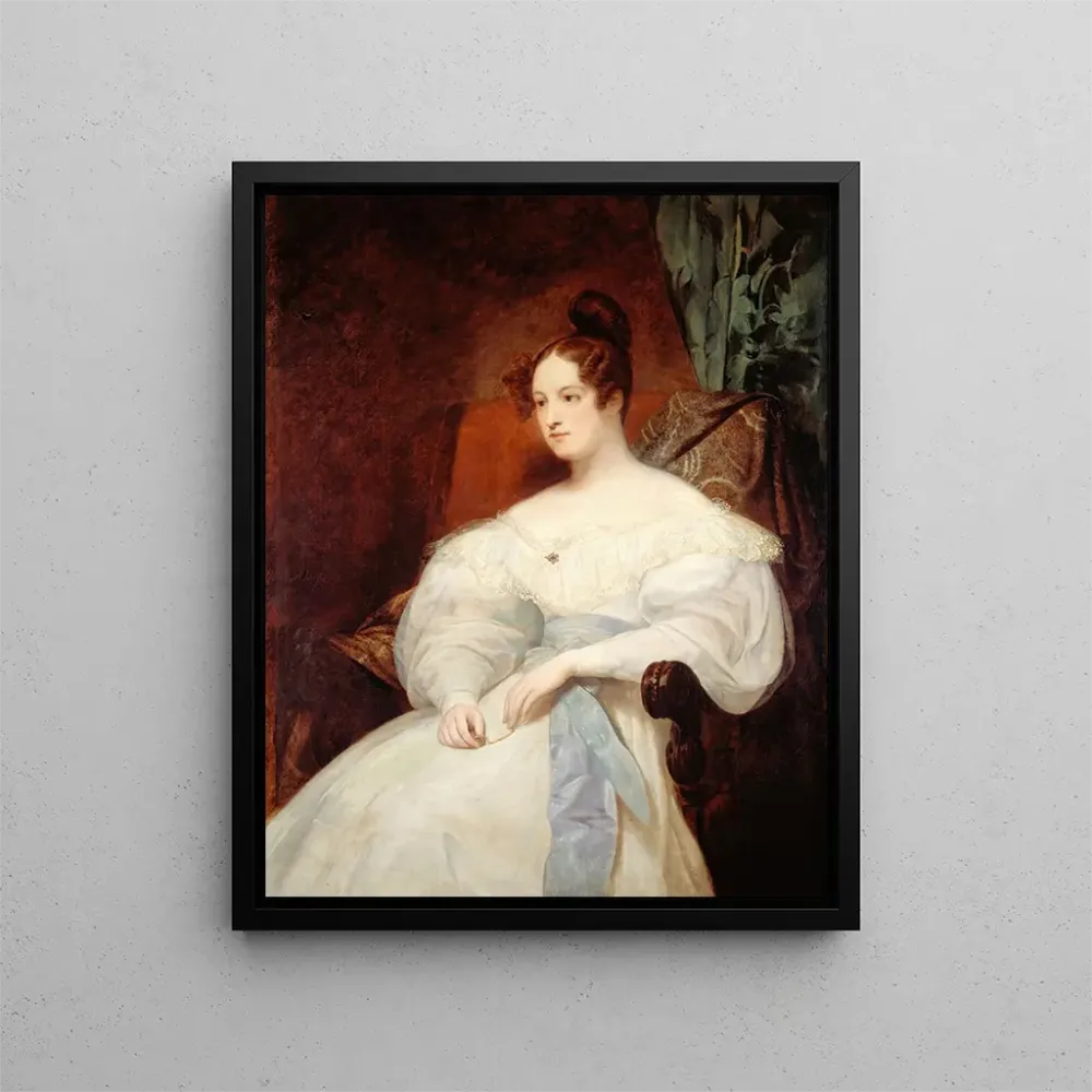 Obraz portretu przypuszczalnej księżniczki Louise d'Orléans - Ary Scheffer | Druk artystyczny