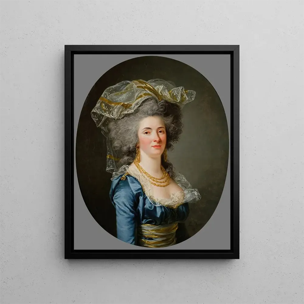 Obraz portretu przypuszczalnej Philiberte Orléans Perrin de Cypierre, hrabiny de Maussion - Adélaïde Labille-Guiard | Druk...