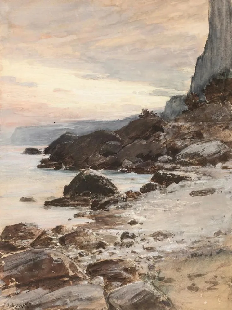 Obraz Południowe Wybrzeże - Adolf Hirémy-Hirschl | Druk artystyczny